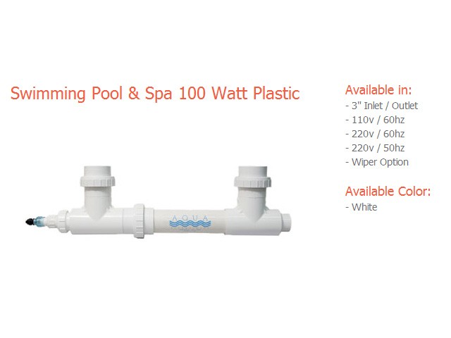 100 Watt Swimming Pool Plastic