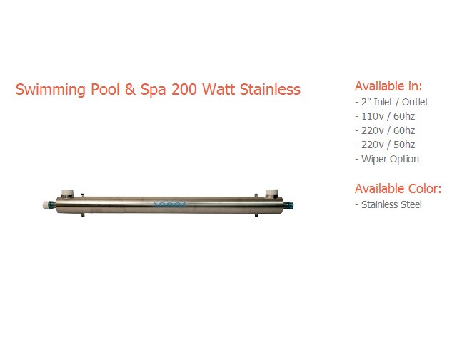 200 Watt Swimming Pool Stainless Steel