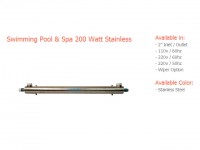 200 Watt Swimming Pool Stainless Steel