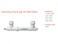 40 Watt Swimming Pool Plastic